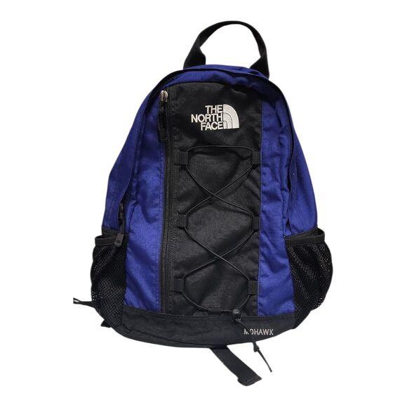 The North Face Backpack Purple Black Mohawk Hiking Day Pack School - Picture 1 of 7
